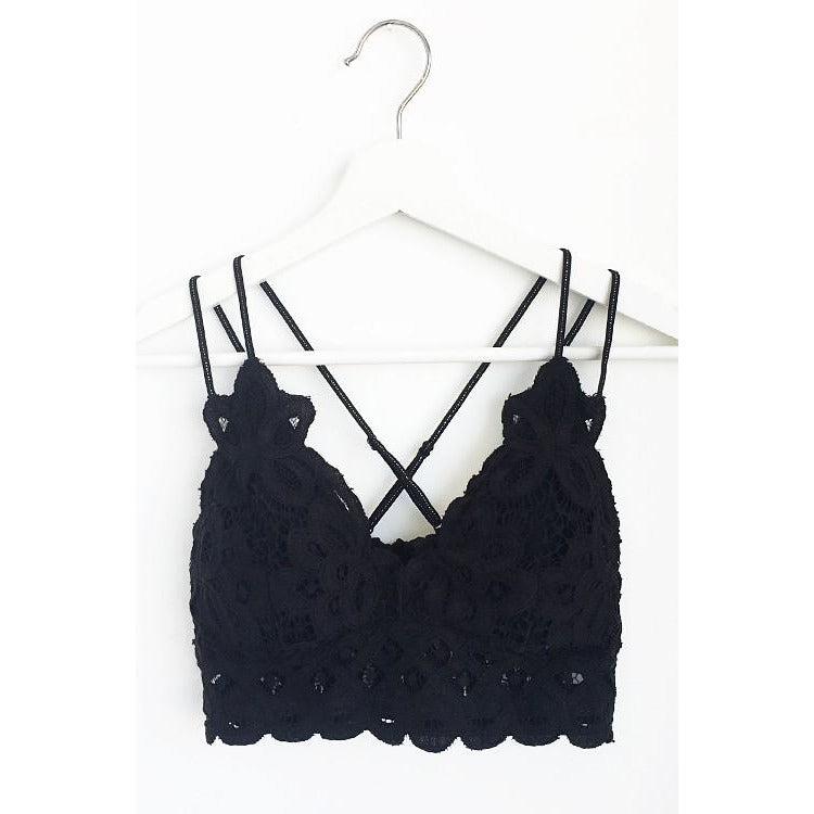 Lace X-Back Bralette