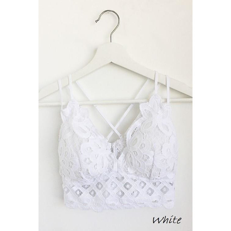 Lace X-Back Bralette