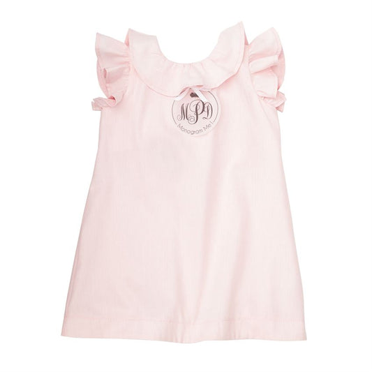 Monogrammed Faille Dress