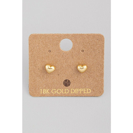 Mini Puff Heart Must Have Earring