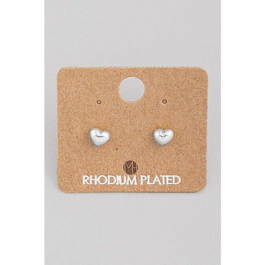Mini Puff Heart Must Have Earring
