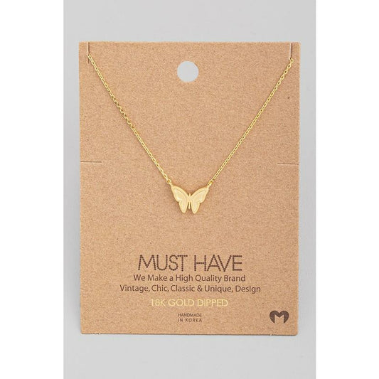 Must Have Traced Butterfly Necklace
