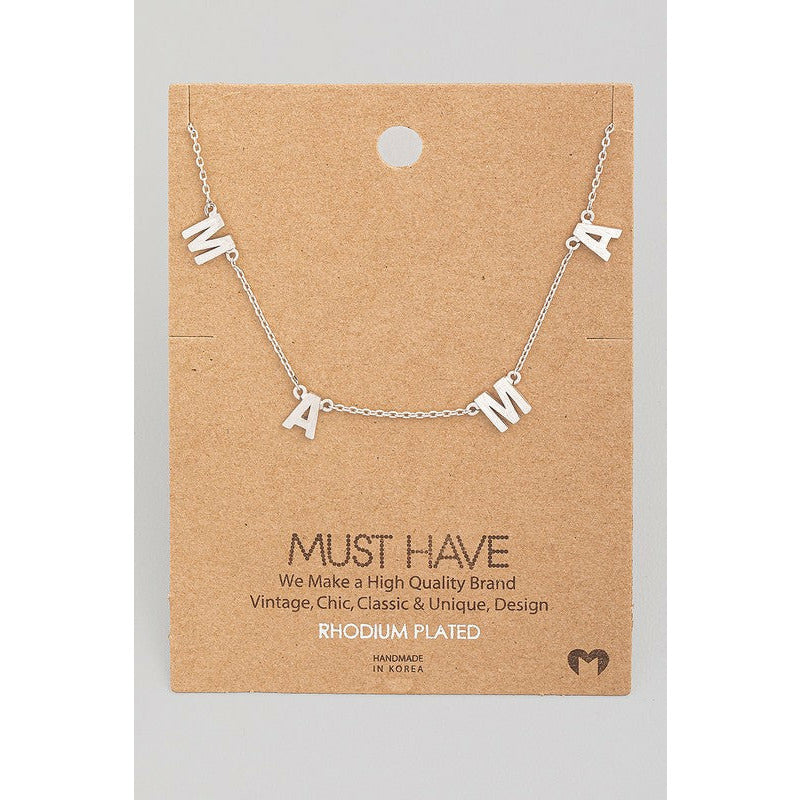 MAMA Charm Must Have Necklace