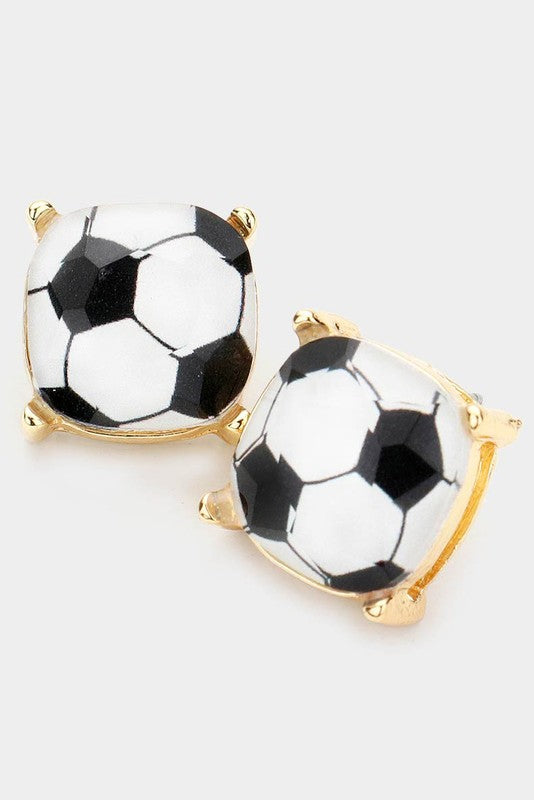 Sport Cushion Cut Stud Earring