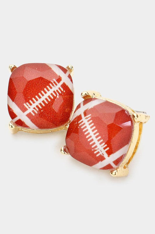 Sport Cushion Cut Stud Earring