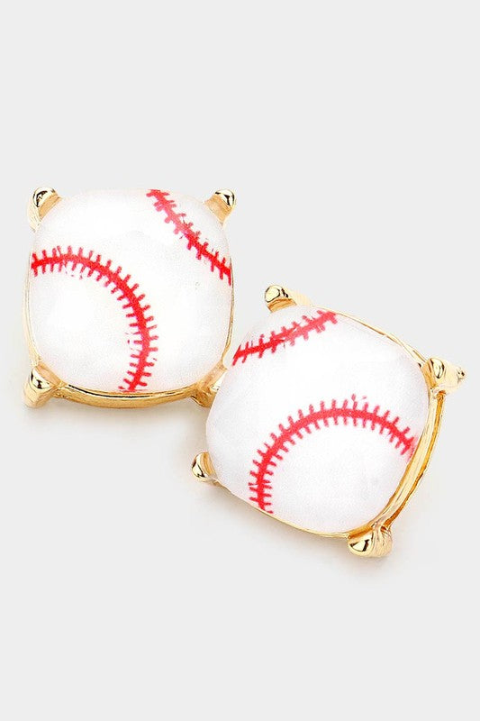 Sport Cushion Cut Stud Earring