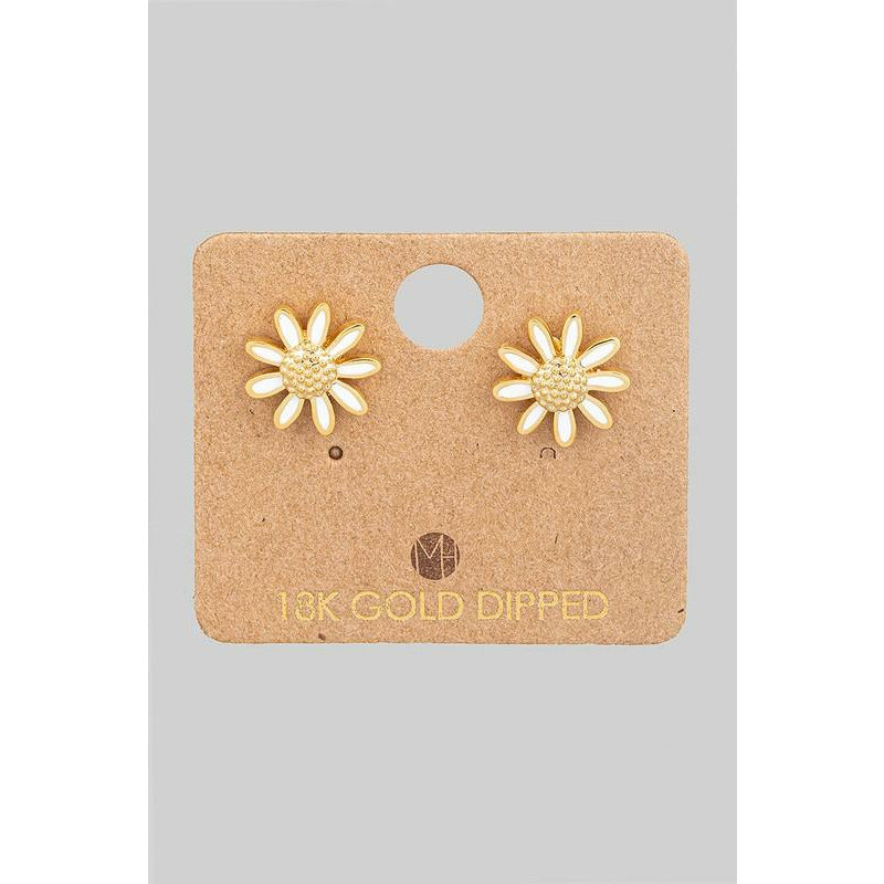 Flower Enamel Must Have Stud Earring