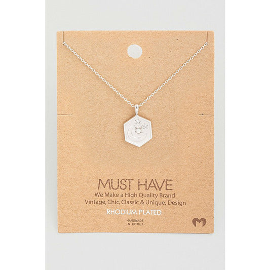 Hexagon Moon Must Have Necklace