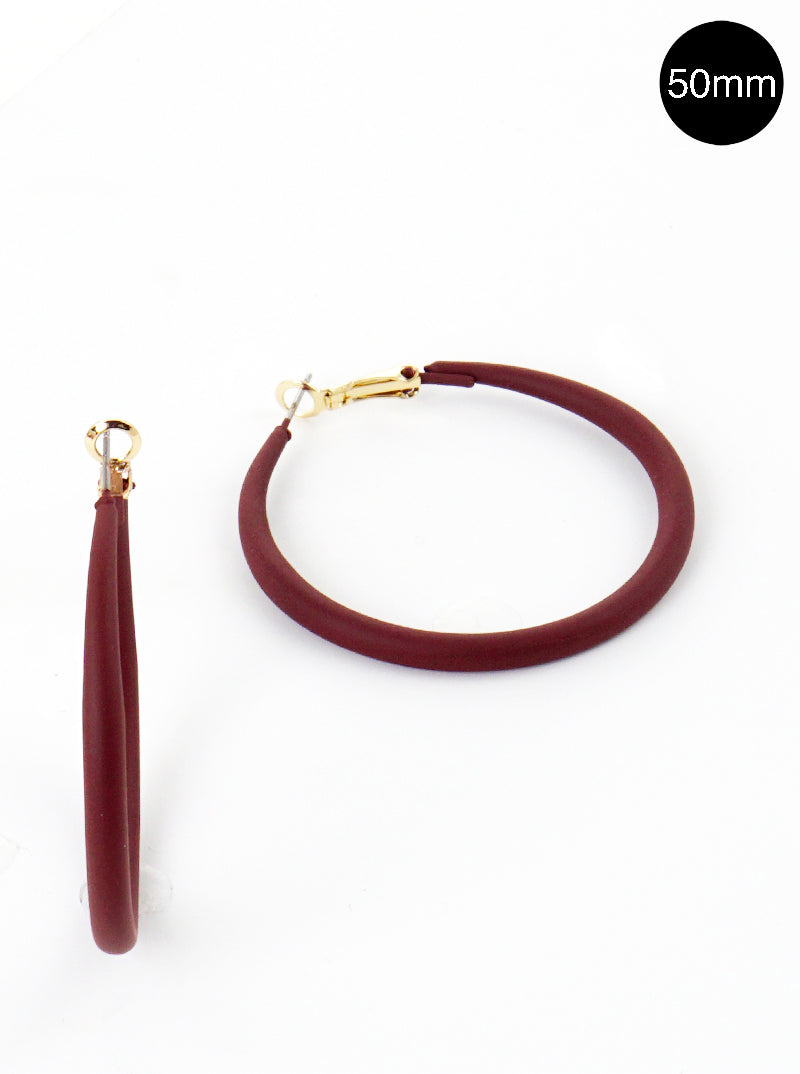 Color Coated Hoop Earring