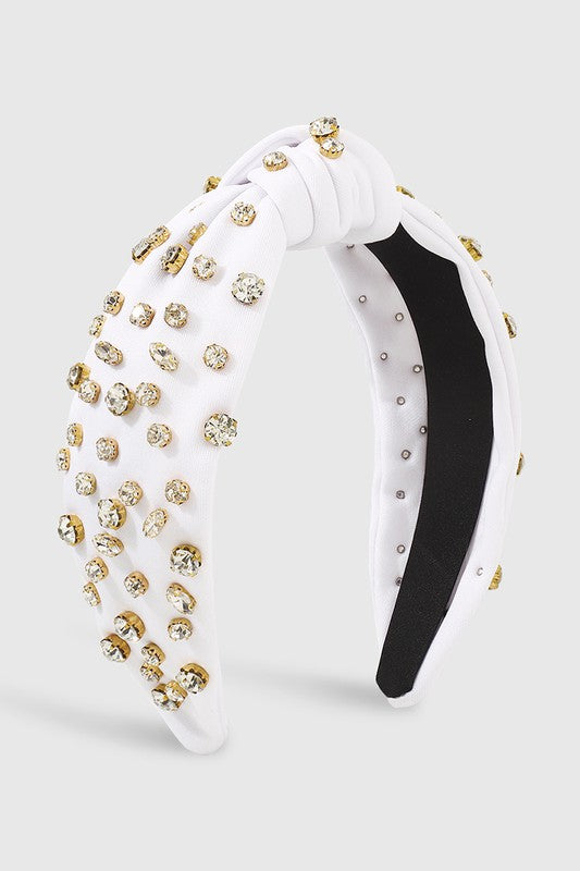 Crystal Rhinestone Knotted Headband