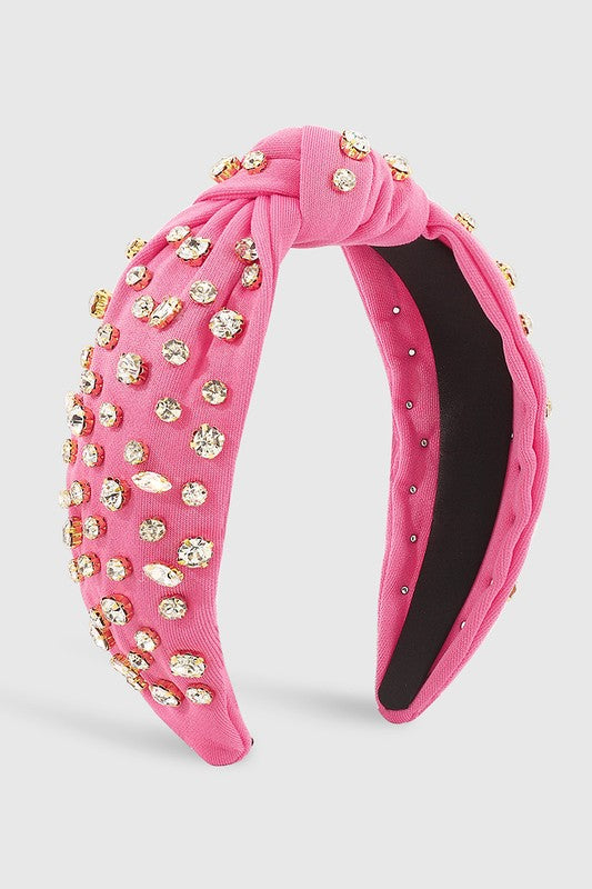 Crystal Rhinestone Knotted Headband