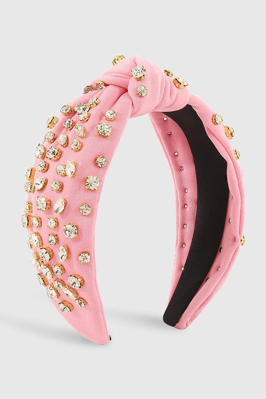 Crystal Rhinestone Knotted Headband