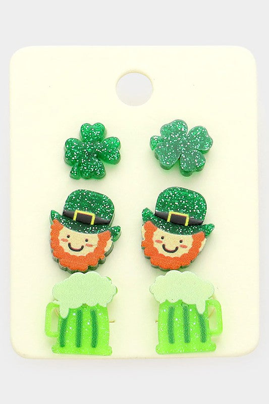 St Patrick's day earring set – A Thrifty Mom