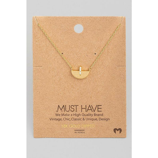 Semi Circle Must Have Necklace