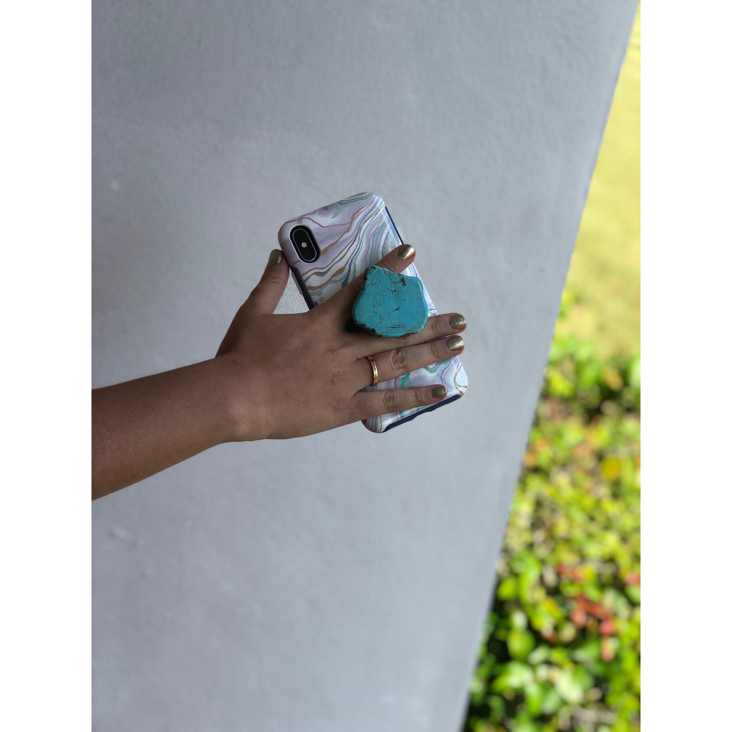 Stone Adhesive Phone Accessory