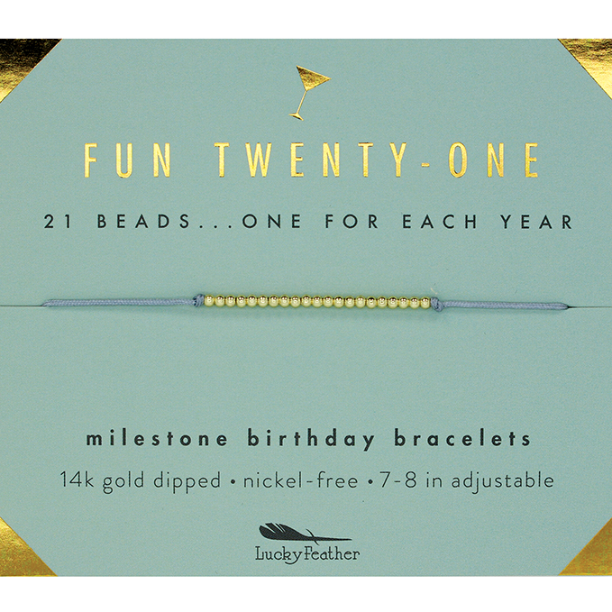 Milestone Birthday Bracelet
