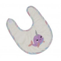 Nina the Narwhal Bib