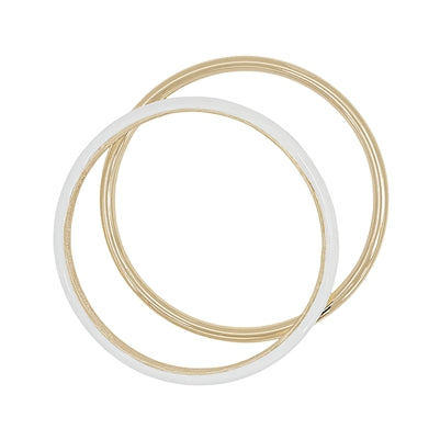 Gold & Color Coated Bangle Bracelet Set