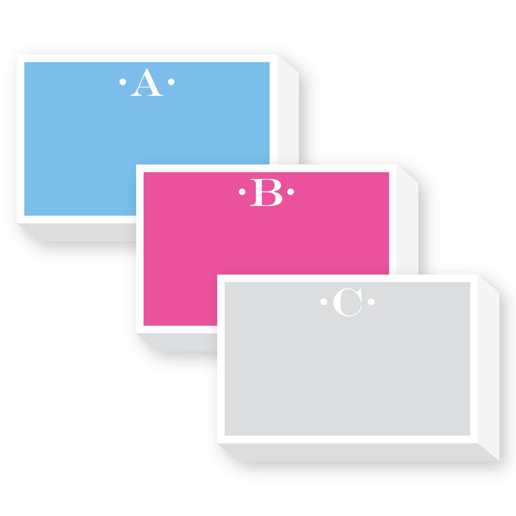 Big & Bold Initial Notepad