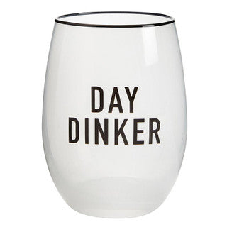 Pickleball Stemless Wine Glass