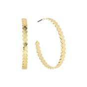 Metal Hearts Hoop Earring