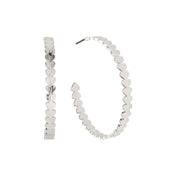 Metal Hearts Hoop Earring