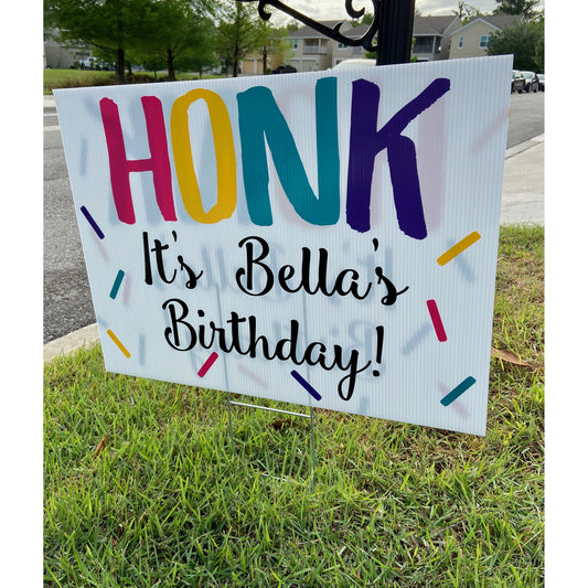 Personalized Yard Sign