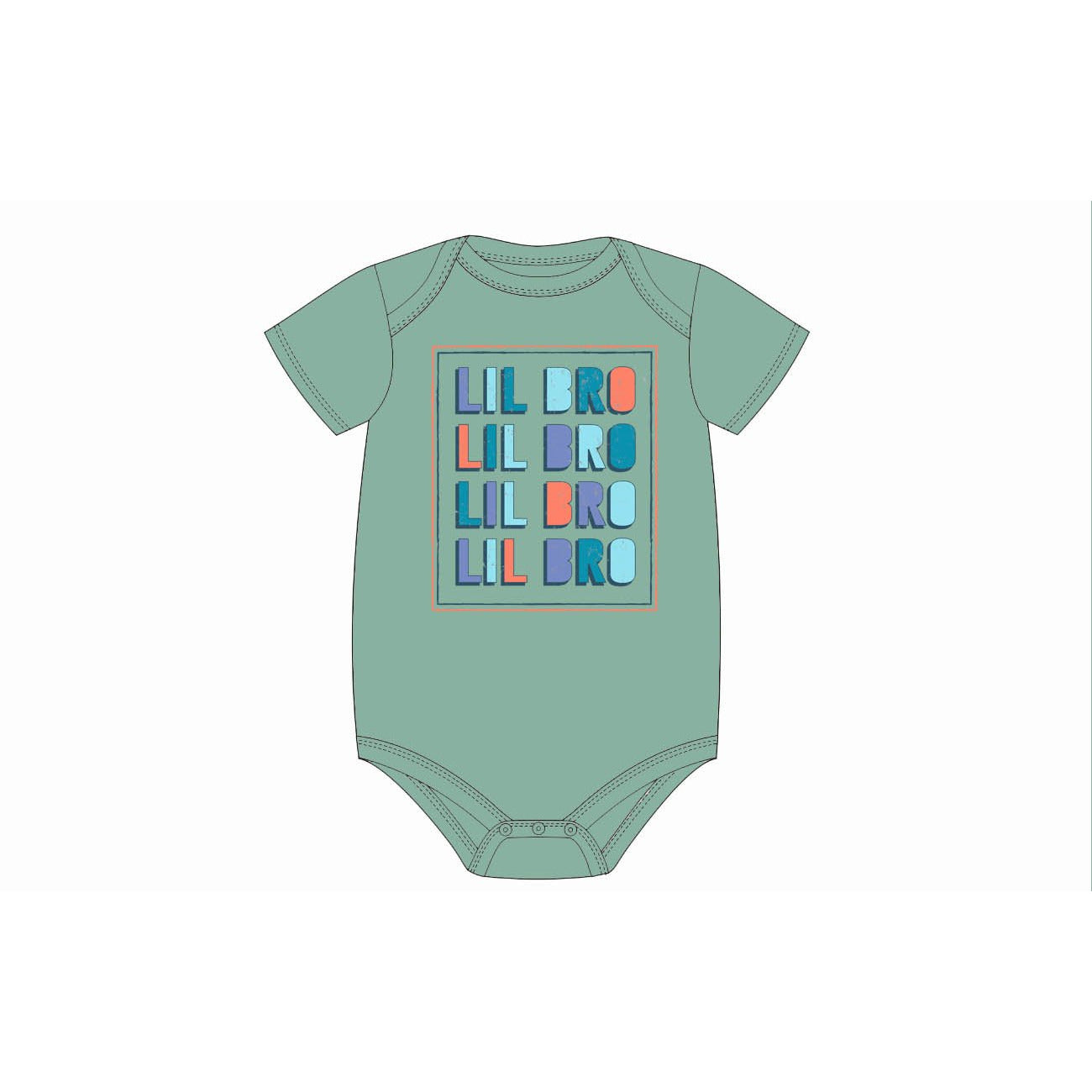 Lil Bro Onesie by Jane Marie