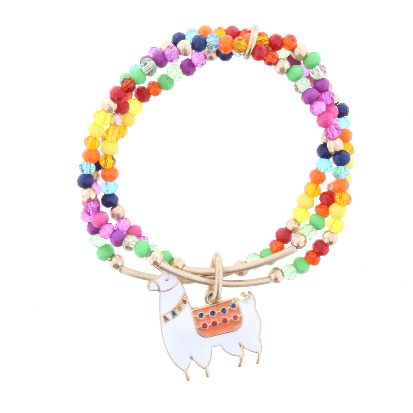 Girls Beaded Stretch Bracelet