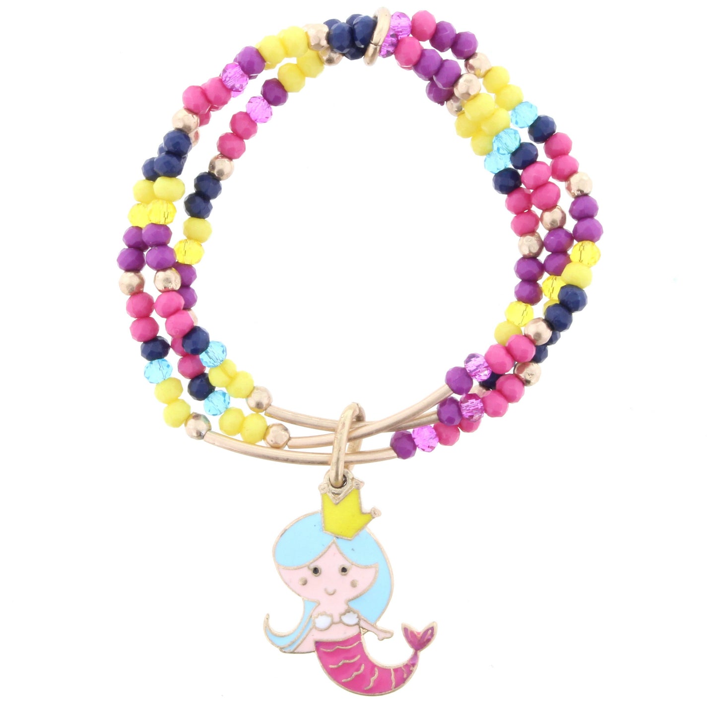 Girls Beaded Stretch Bracelet
