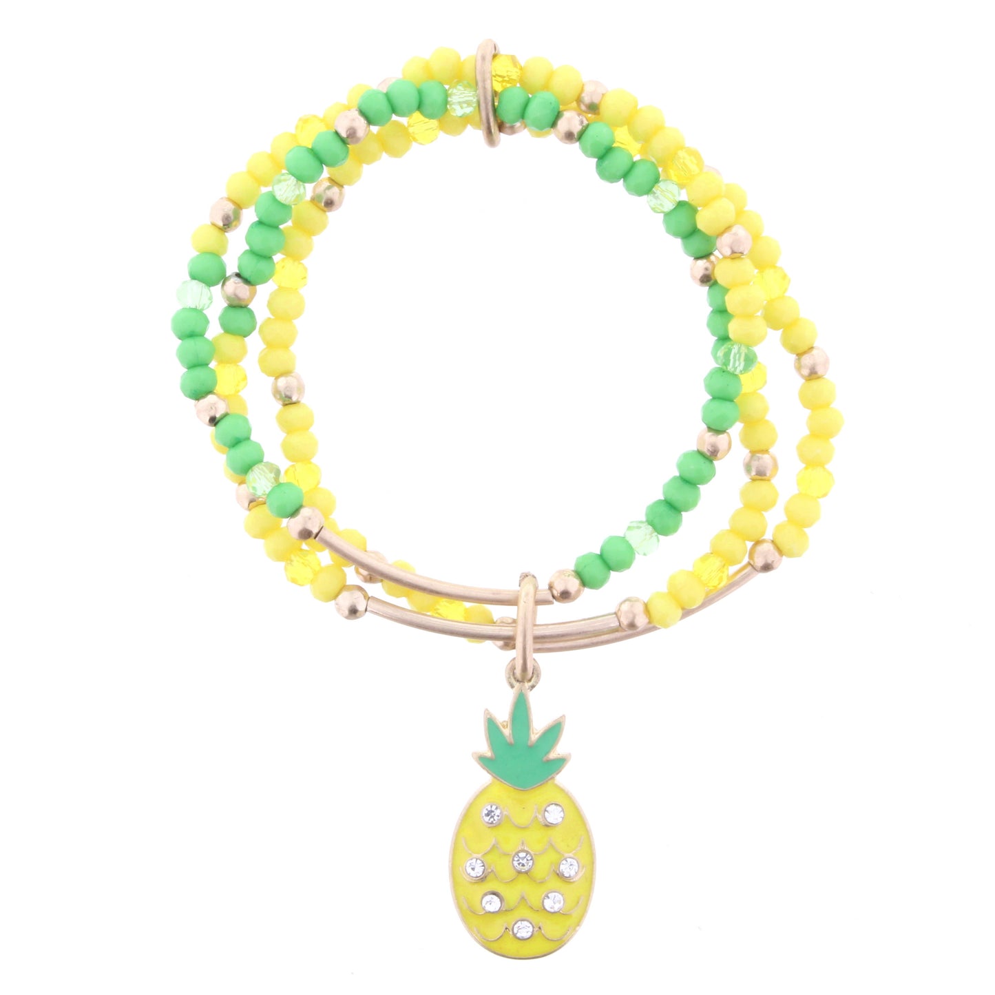Girls Beaded Stretch Bracelet