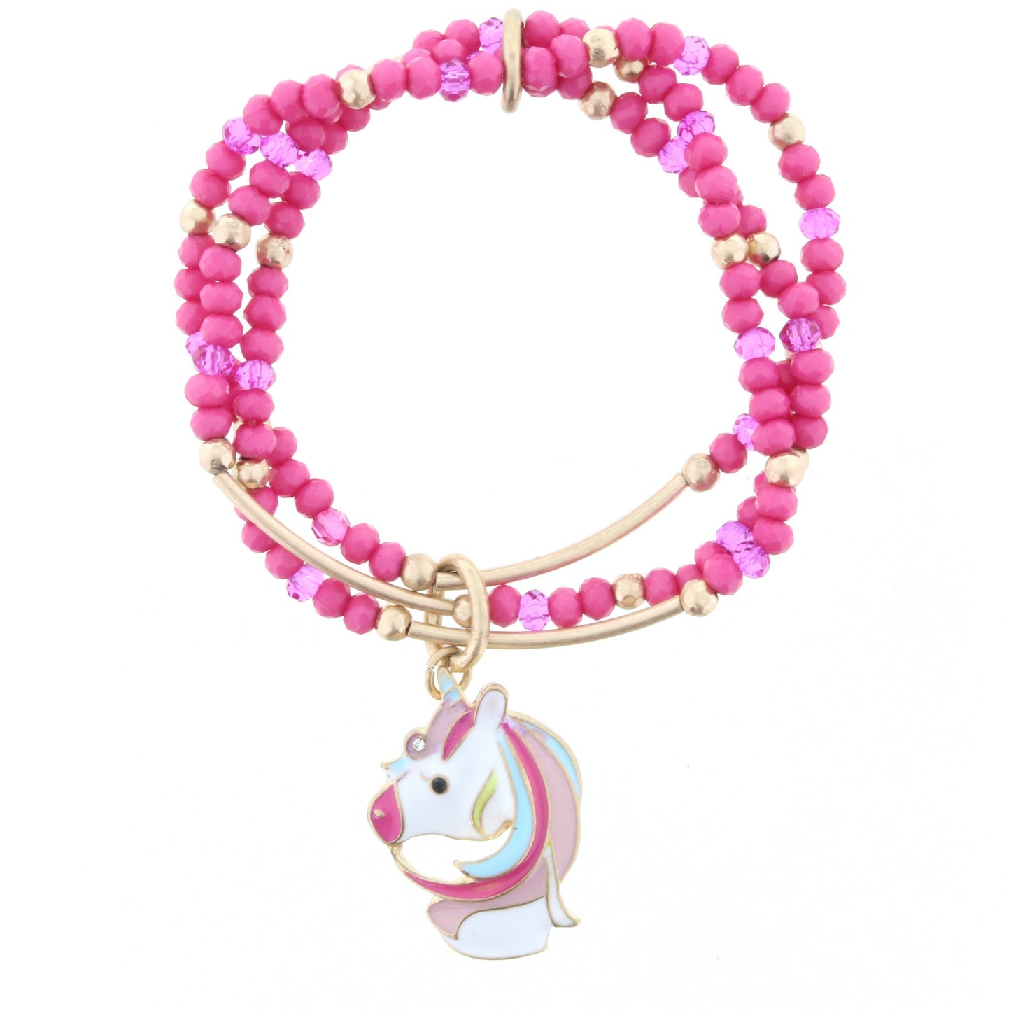 Girls Beaded Stretch Bracelet