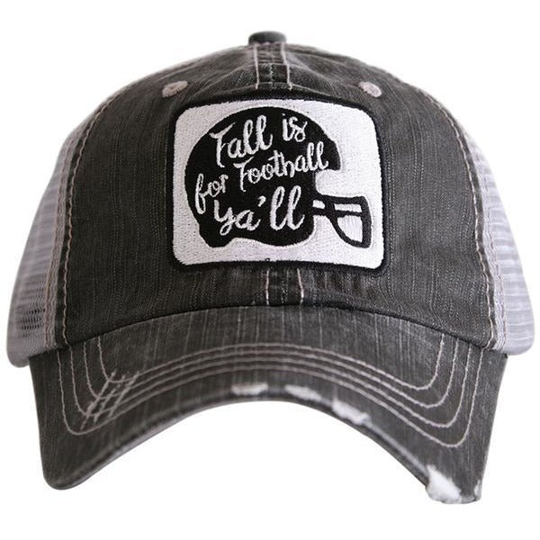 Fall is for Football Y'all Trucker Hat by Katydid
