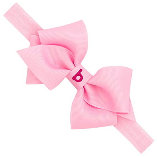 Wee Ones Removable Grow with Me Monogrammed Bow Headband
