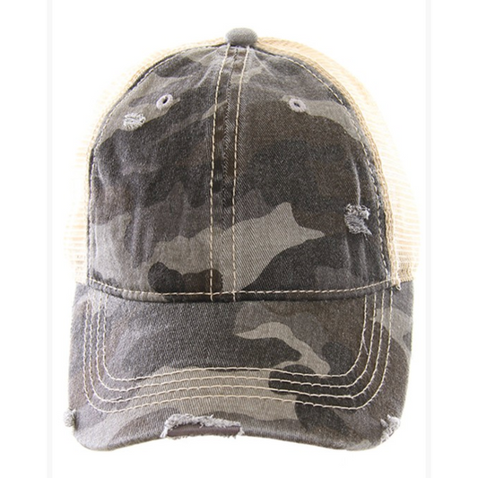 Camouflage Monogrammed Trucker Hat