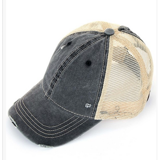 Monogrammed Pony Cap