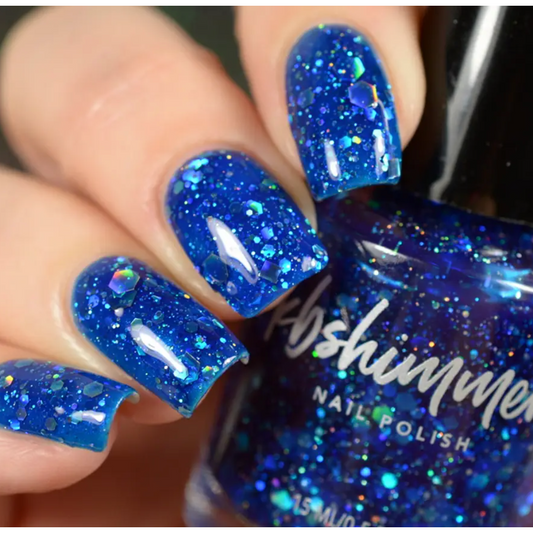 I Got a Crush on Blue Nail Polish