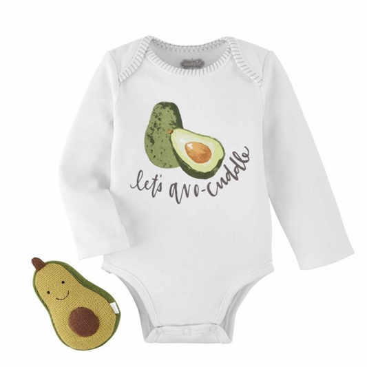 Food Knit Rattle Gift Set