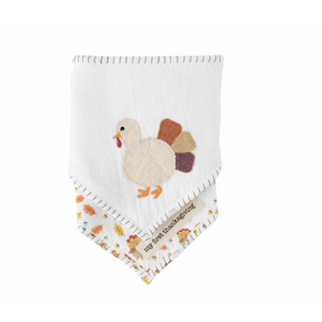Thanksgiving Bandana Bib Set