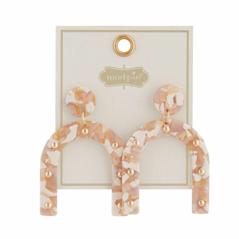 Studded Resin Earrings