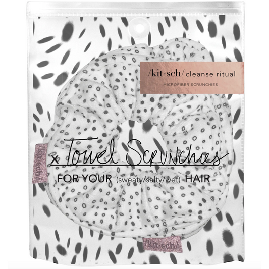 Kitsch Towel Scrunchies - Dot Pattern