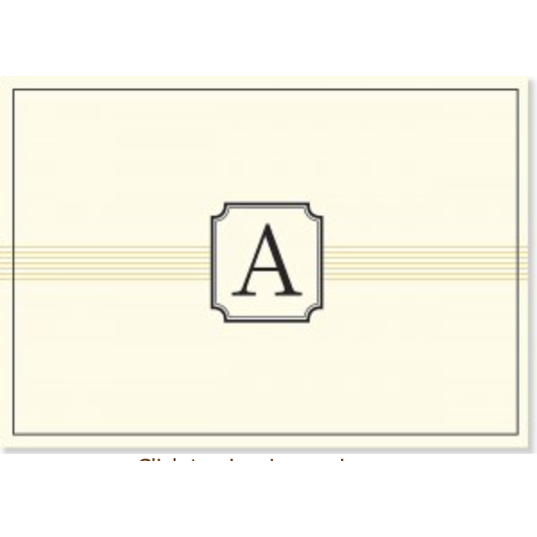 Initial Notecards