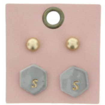 Legacy Initial Earrings