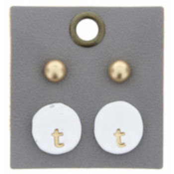 Legacy Initial Earrings