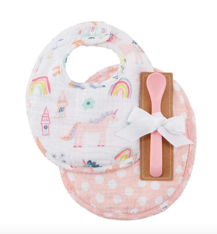 Muslin Bib & Spoon Set