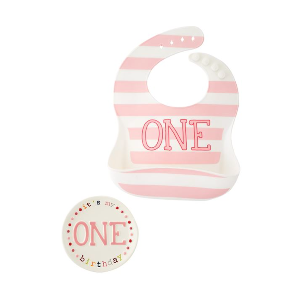 ONE Bib & Plate Set
