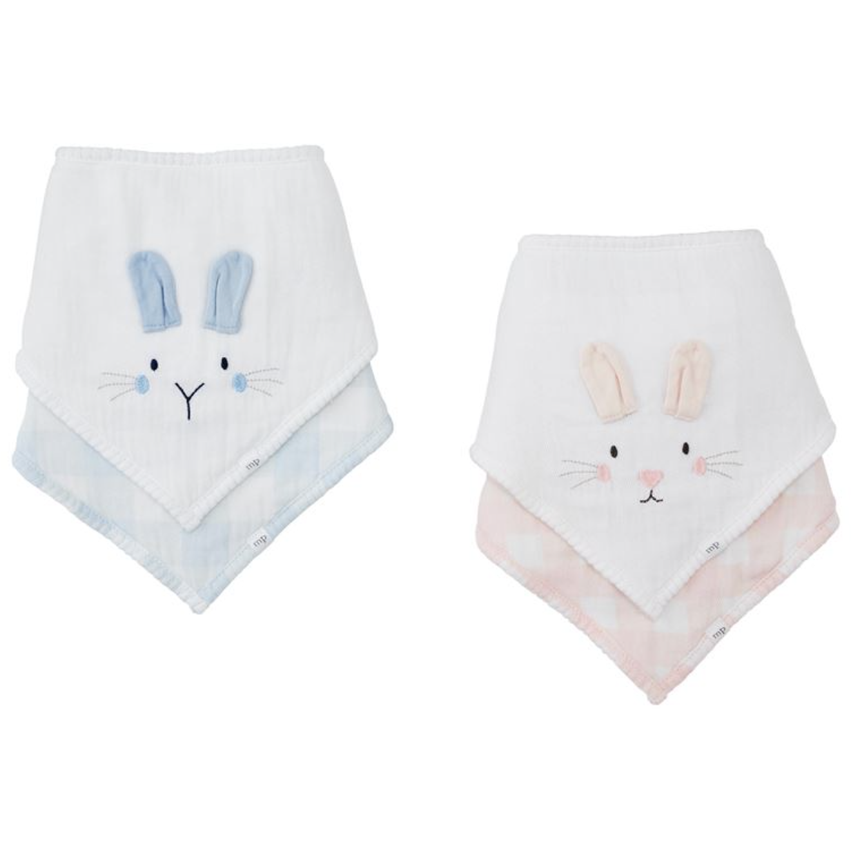 Bunny Gingham Bibs