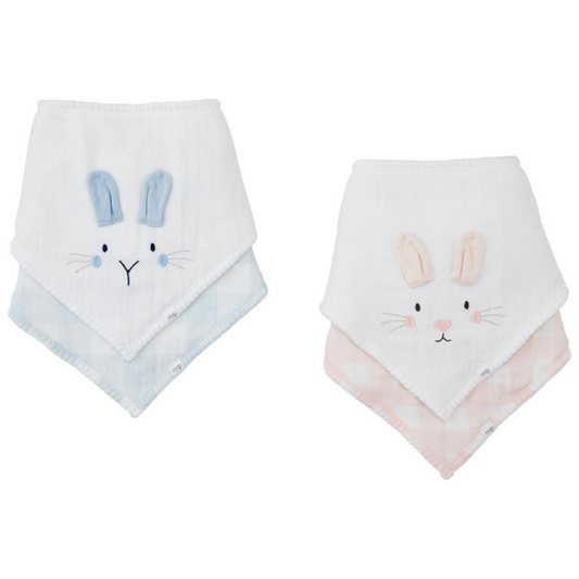 Bunny Gingham Bibs