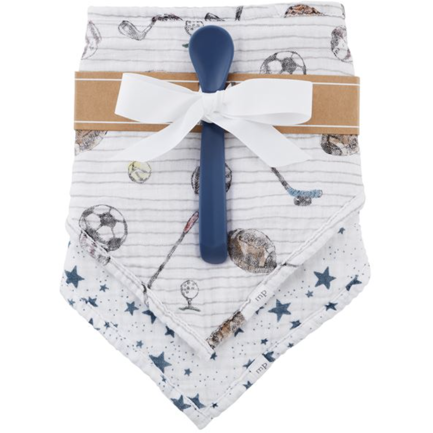 Muslin Bib & Spoon Set