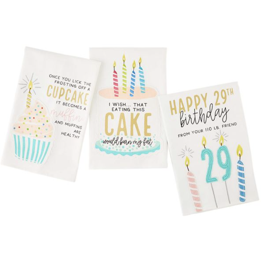 Birthday Cake Towels